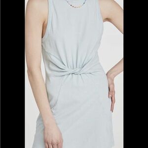 L*Space Light Blue Knotted Mini Dress